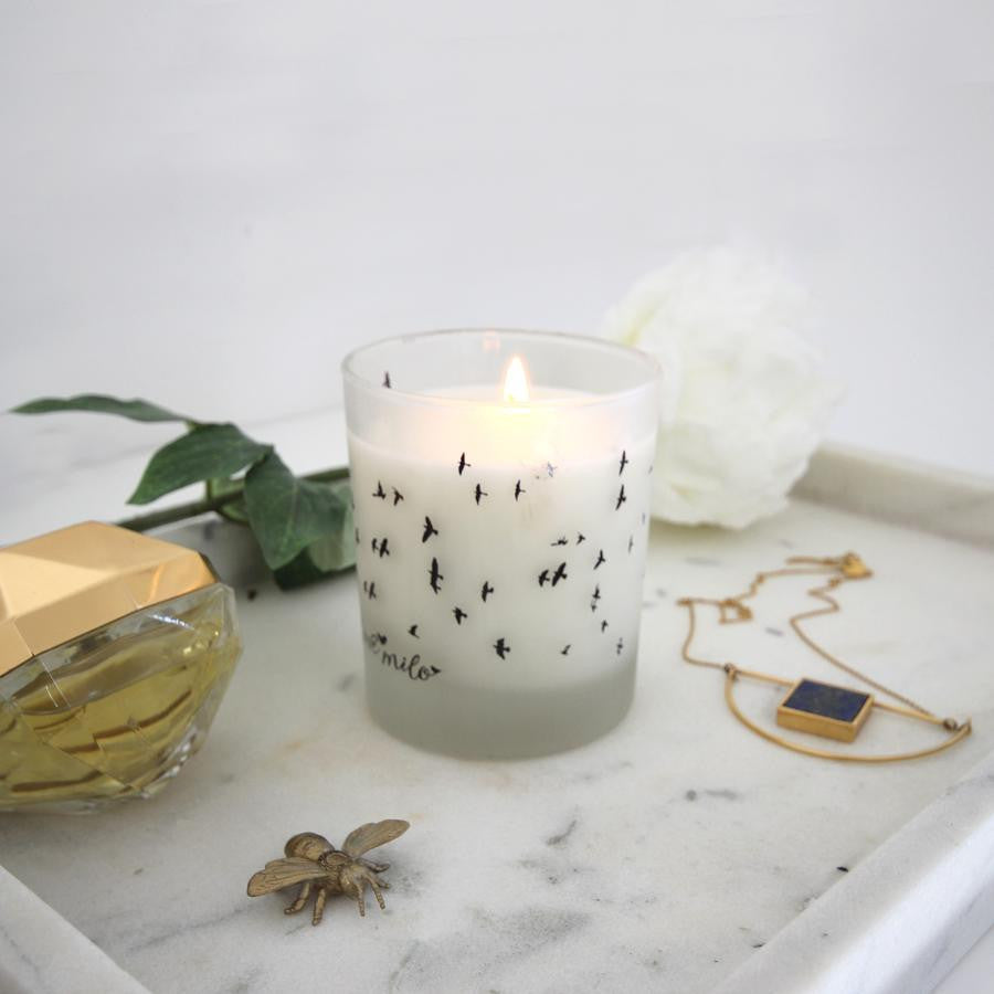 Vanilla Soy Candle - Bird