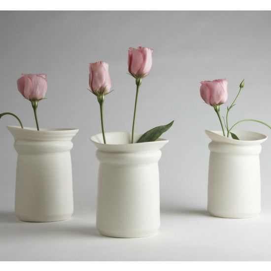 Choker Vase - White