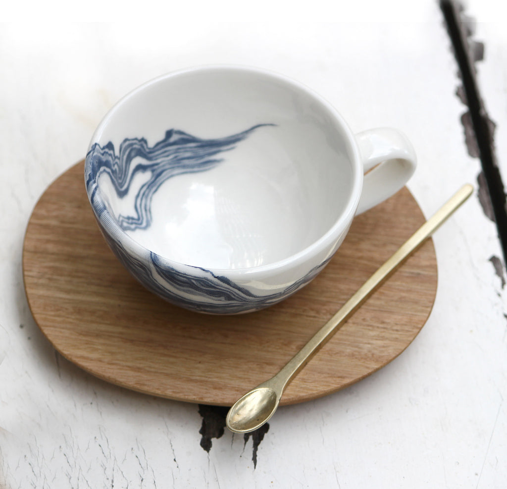Indigo Espresso Cup & Saucer