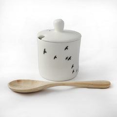 Bird Sugar Pot