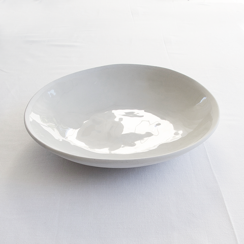 White serving bowl